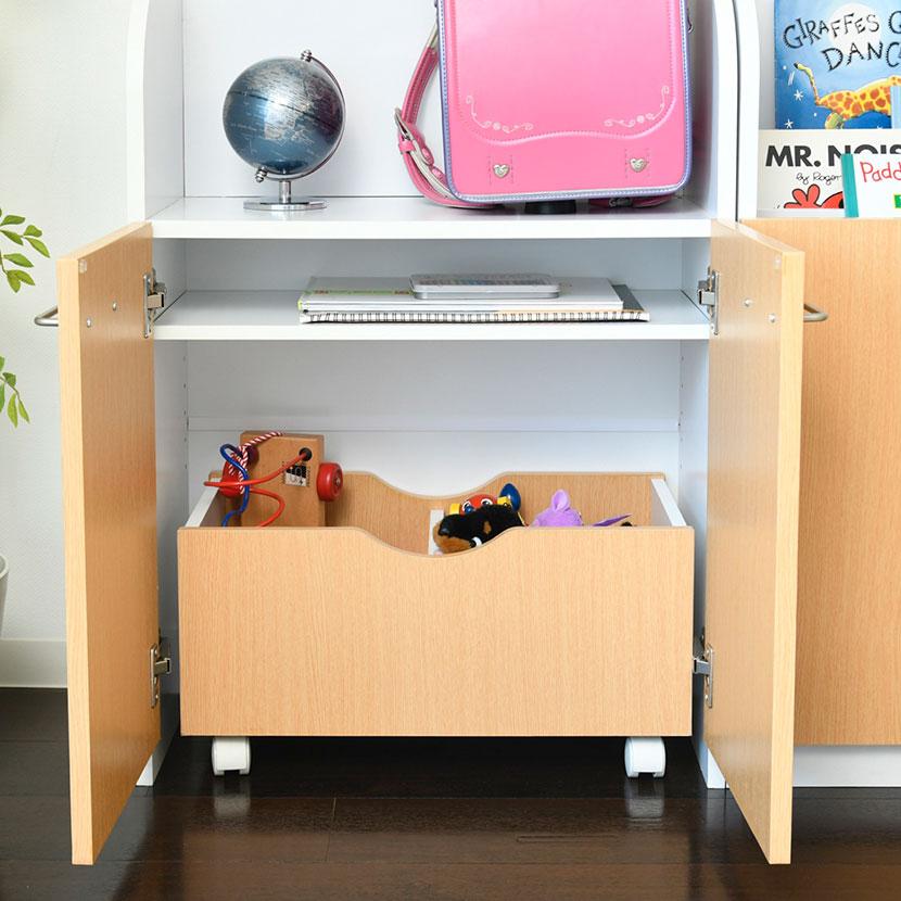 JK-PLAN（ジェイケイ・プラン） カウンター下 おもちゃラック 動く