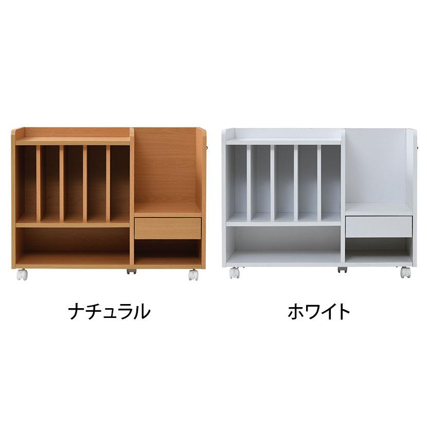 キャスター付き木製ランドセルラック 引き出し付き JK-PLAN（ジェイケイ・プラン） ランドセルラック カウンター下 多機能