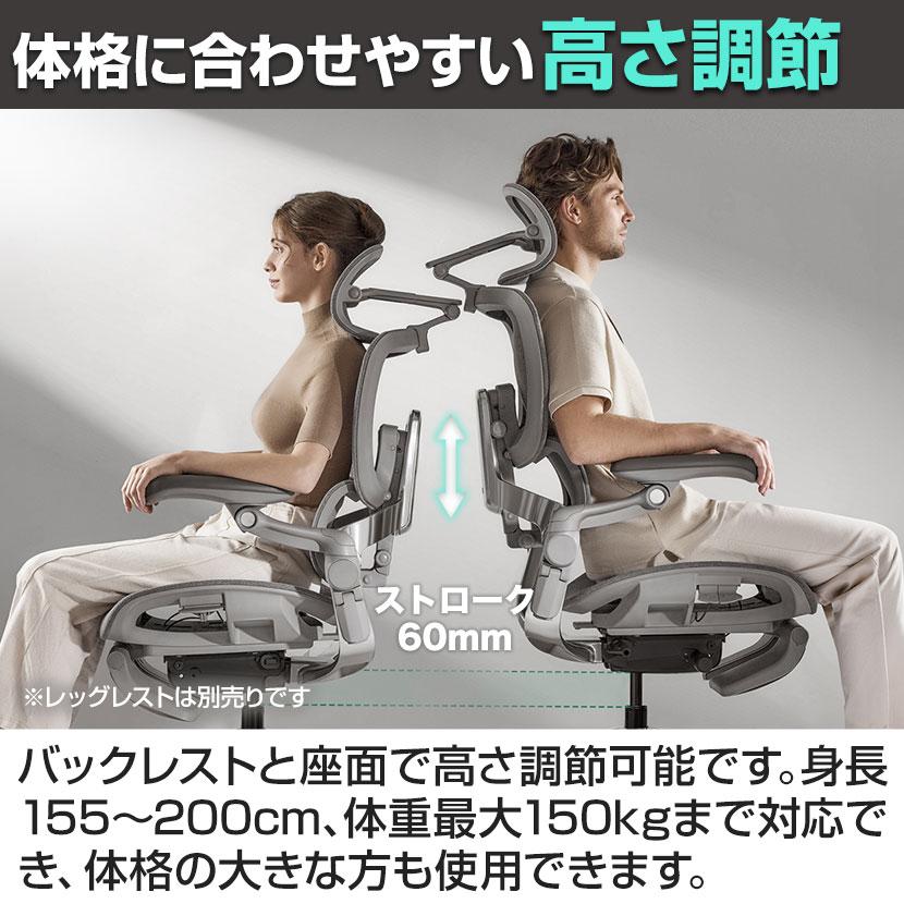 HINOMI エルゴノミクスチェア H2 Pro 折りたたみ 高適応性ランバー