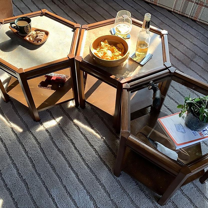 ACME Furniture ヘキサゴンテーブル ブルックス