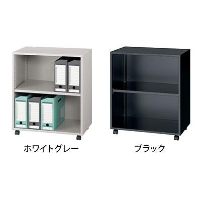 GT-05ADW | GTシリーズ アンダーデスクワゴン 2段 棚板可動式 キャスター付き オープンタイプ ファイルワゴン オフィスワゴン 収納 幅540×奥行330×高さ616mm_3