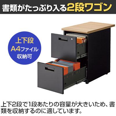 アクタス　2段式　ワゴン　引き取り限定 JOINTEX（ジョインテックス） オール 2段 脇机 GTシリーズ | GT-472WTR 事務机・学習机