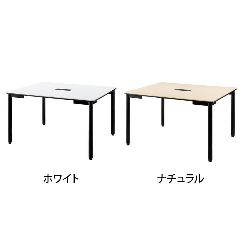 HY-1212A HYシリーズ フリーアドレスデスク ミーティングテーブル 会議テーブル 配線ボックス付き 幅1200×奥行1200×高さ720mm ジョインテックスの画像