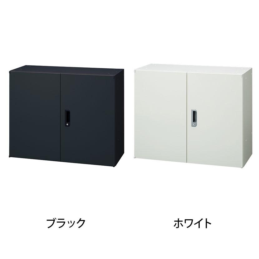 JE-70A Je 両開き保管庫 中下置き用 収納 スチール書庫 キャビネット 鍵付き 幅900×奥行450×高さ720mm プラス(PLUS)_2