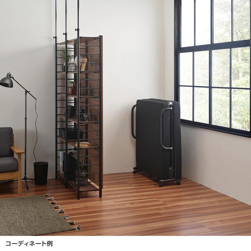 低反発マット付き 折りたたみベッド 省スペース 簡単折りたたみ 優しい