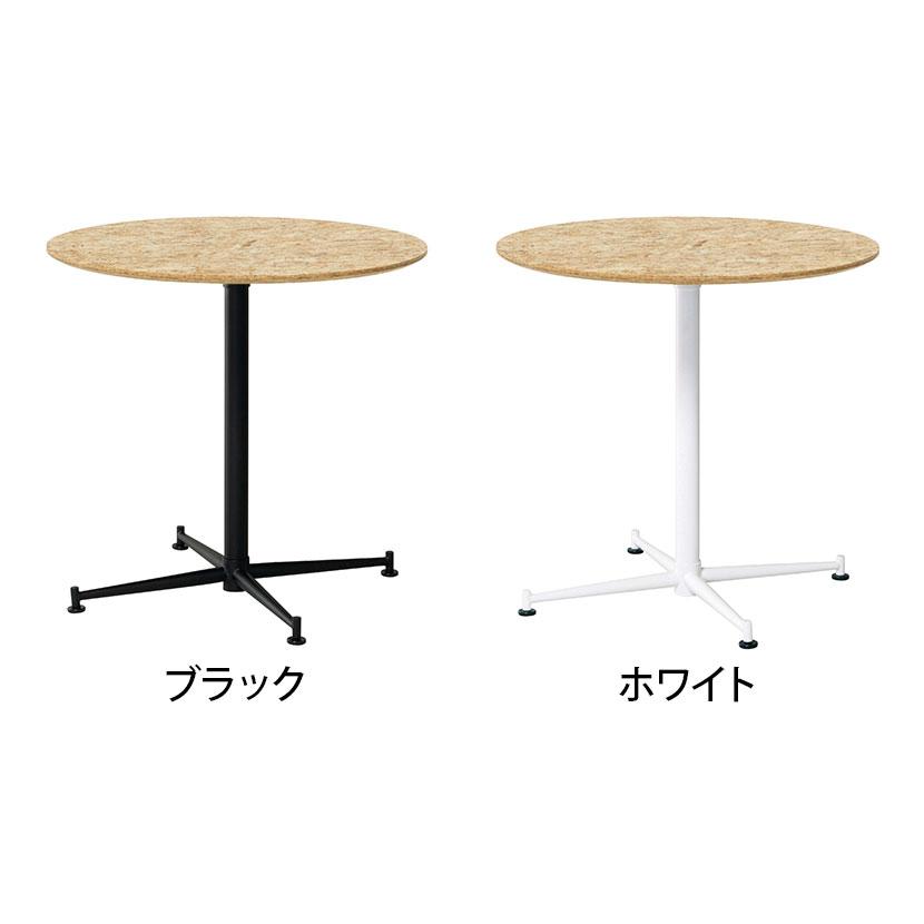 OSBカフェテーブル ラウンドタイプ 休憩スペース 打合せ OSB合板天板