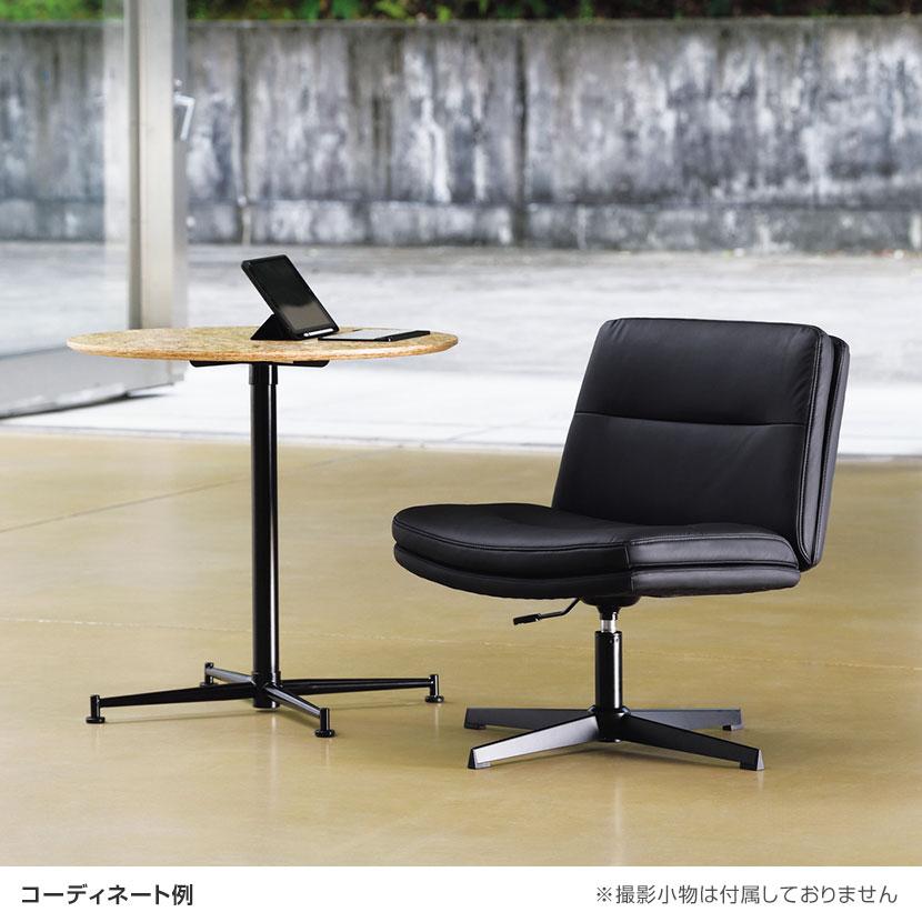 OSBカフェテーブル ラウンドタイプ 休憩スペース 打合せ OSB合板天板