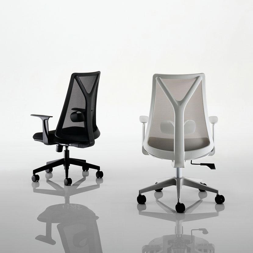メッシュオフィスチェア スタイリッシュ シンクロロッキング機能