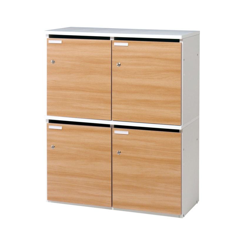 Socia パーソナルロッカー 収納 職場 オフィス メールロッカー 収納 職場 オフィス 木製 日本製 鍵 可動棚付き 幅900 奥行400 高さ1100mm Pro 4w オフィス家具通販のオフィスコム 通販 Paypayモール