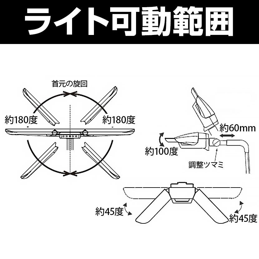 LEDモードコントロールツインライト 幅850×奥行340×高さ610(クランプ支柱取付時)mm 光源/LED(昼白色・電球色) | コイズミファニテック | 02