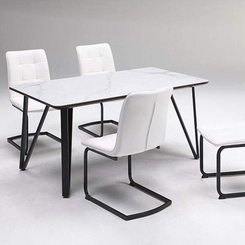 ダイニングテーブル セラミック天板 食卓テーブル 幅1600×奥行850×高さ720mm |  | 04