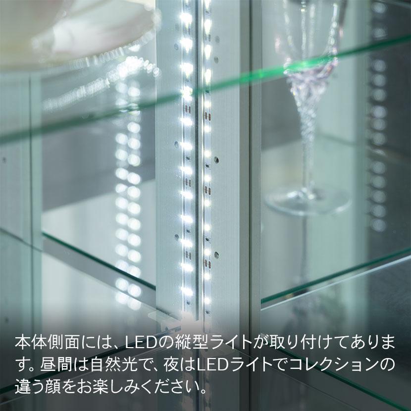 M●225送料込☞ヴィンテージ☜キュリオケース　時計付き飾り棚 松井木工 salvia CURIO CASE / まついもっこう サルビア キュリオ