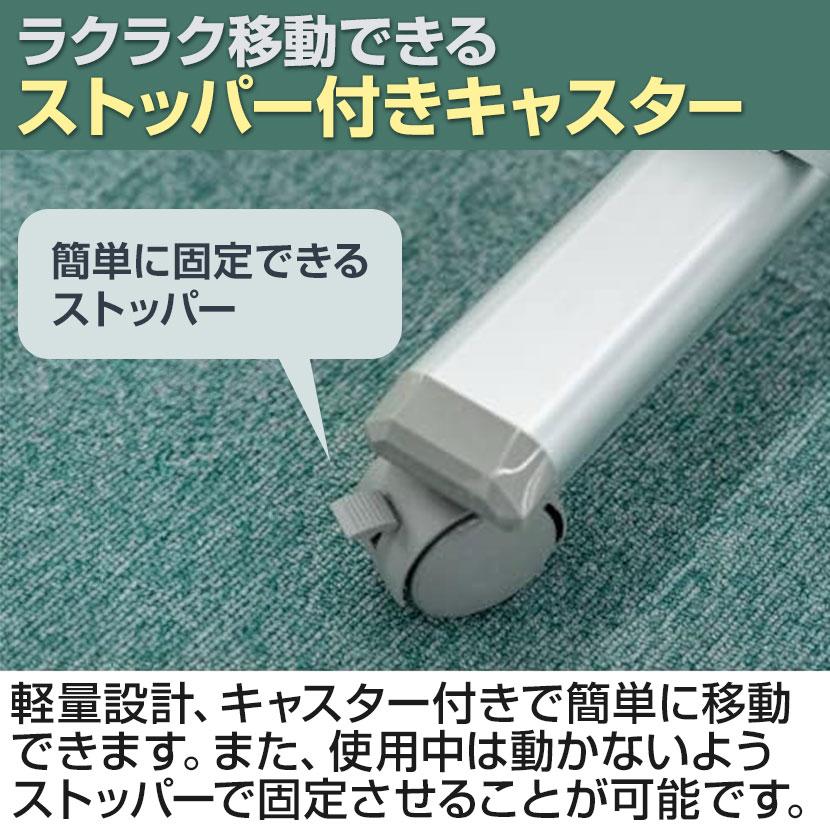 3連スクリーン キャスター付き 折りたたみパーテーション 衝立