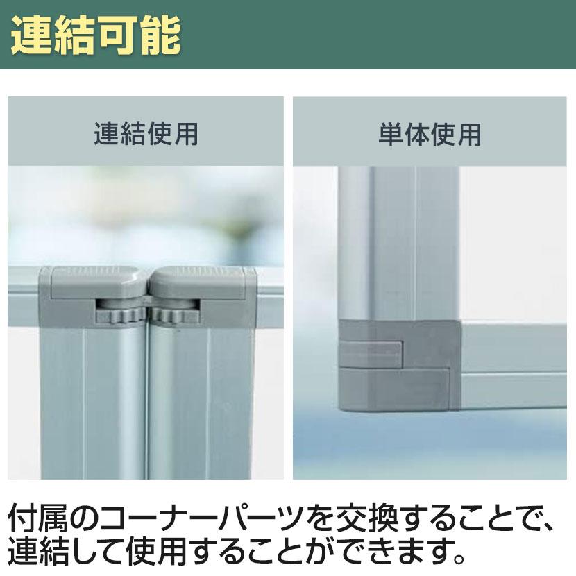 オフィスパーテーション 3連 キャスター付き 間仕切り グリーン 3連スクリーン キャスター付き 折りたたみパーテーション 衝立