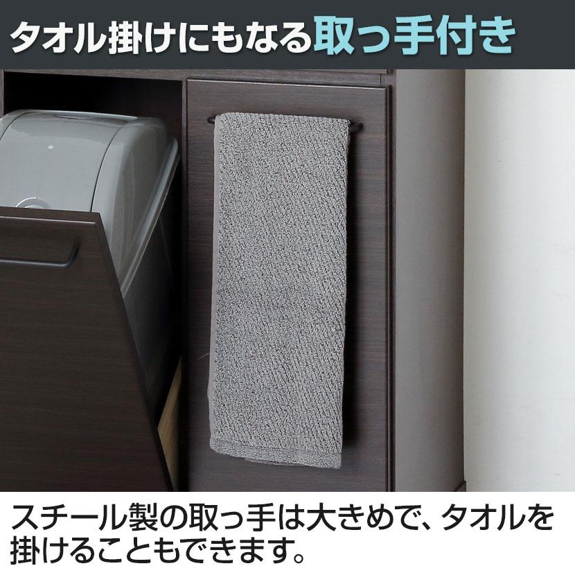 クロシオ スライド棚付きダストボックス2D 木製 カウンター 2分別