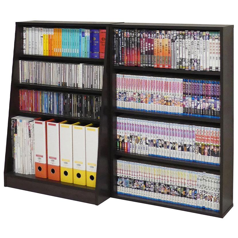 ホームシェルフ 大容量 薄型&深型 可動棚 連結 独立可能 本棚 幅600×奥行170~295×高さ1800mm | クロシオ | 06