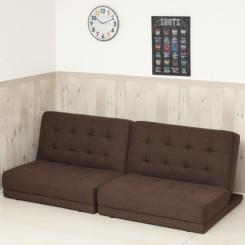 2人掛けソファ ソファベッド リクライニング 幅880×奥行900×高さ750mm | クロシオ | 09