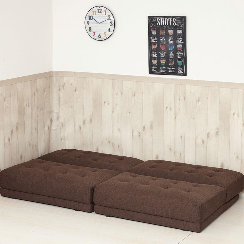 2人掛けソファ ソファベッド リクライニング 幅880×奥行900×高さ750mm | クロシオ | 10