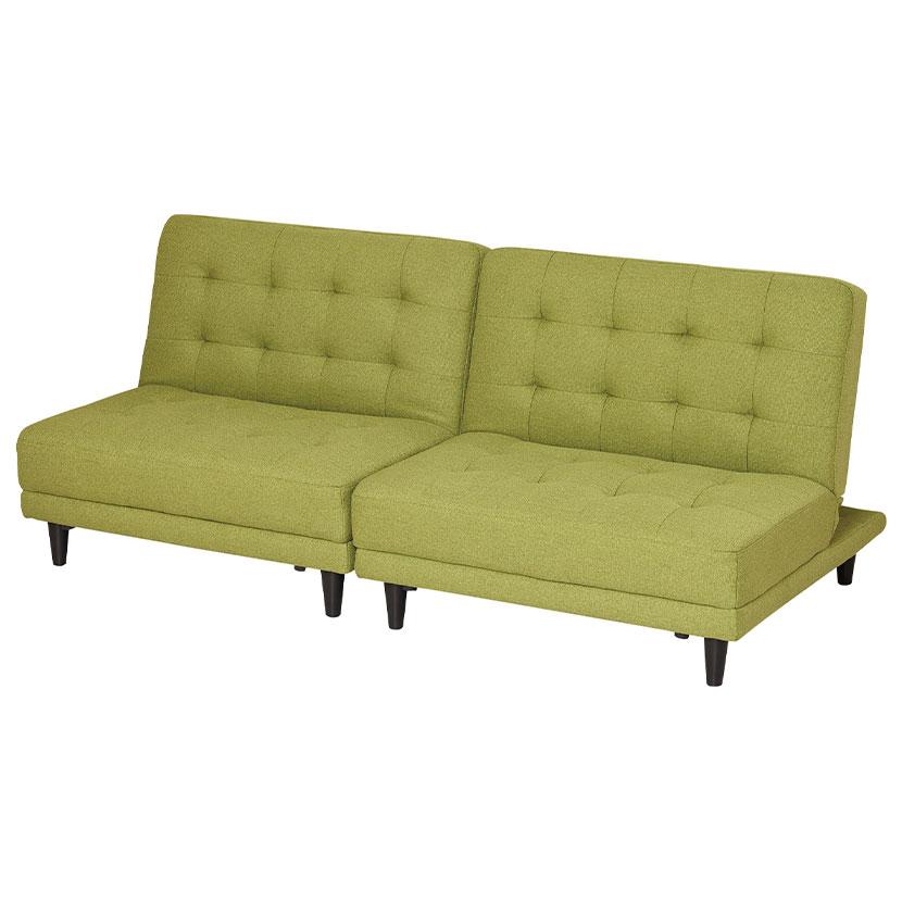 2人掛けソファ ソファベッド リクライニング 幅880×奥行900×高さ750mm | クロシオ | 18