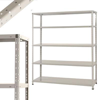 スチールラック 収納 業務用 スチール棚 150kg 段 5段 幅1500×奥行450×高さ1800mm | キタジマ | 01