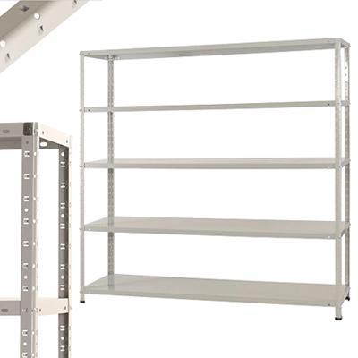 スチールラック 収納 業務用 スチール棚 150kg 段 5段 幅1800×奥行450×高さ1800mm | キタジマ | 01