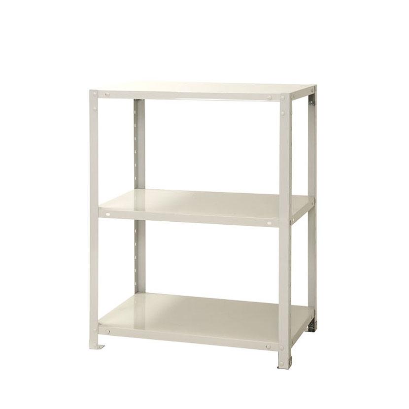 キタジマ 本体 スチールラック 収納 業務用 スリムラック 40kg 3段 幅