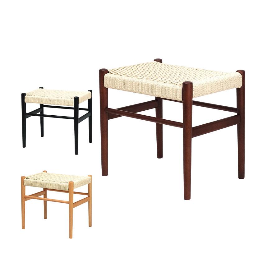 カノコスツール 無垢材 フレーム:ビーチ材 座面:ナチュラル