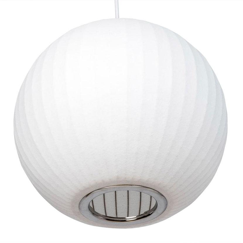 ペンダントライト ボール 樹脂シェード+スチールワイヤーフレーム