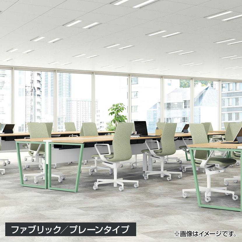 コクヨ ファブレ FABRE メッシュタイプ ホワイト脚 肘なし 本体ホワイト ナイロンキャスター オフィスチェア C01-W101MW-WEWEW3の画像