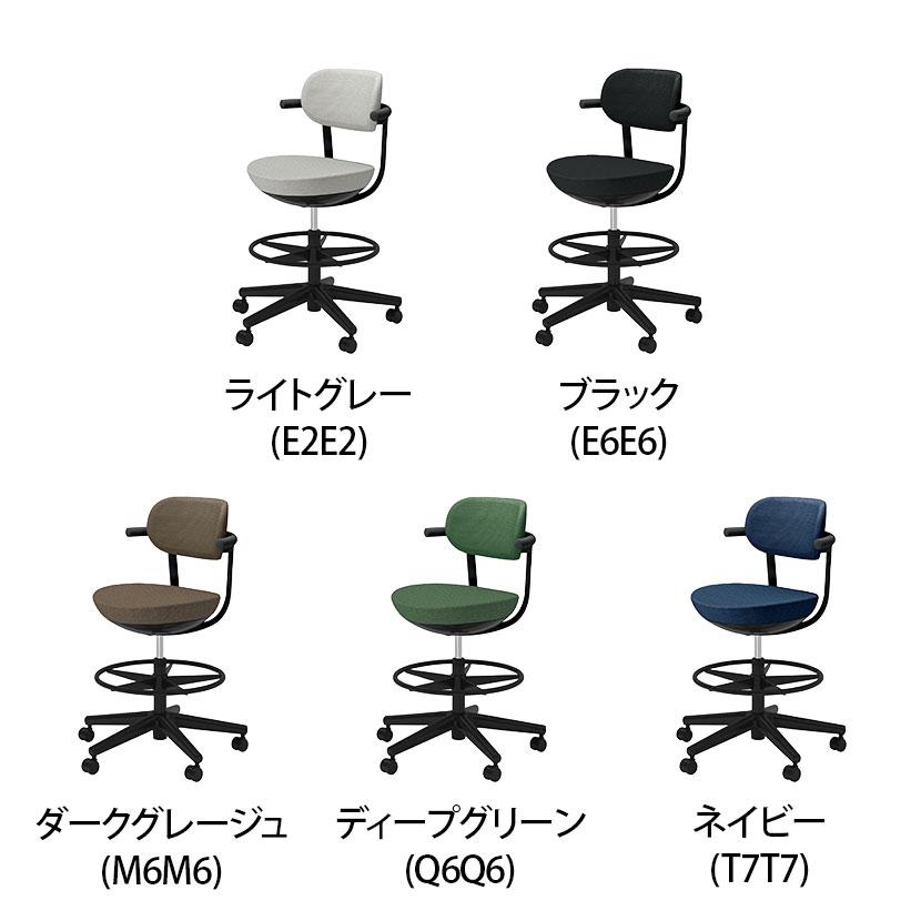 パロ pallo オフィスチェア 背クッションタイプ ハイタイプ 本体ブラック ブラック脚 背座同色 C07-B21CU-BK コクヨ_14