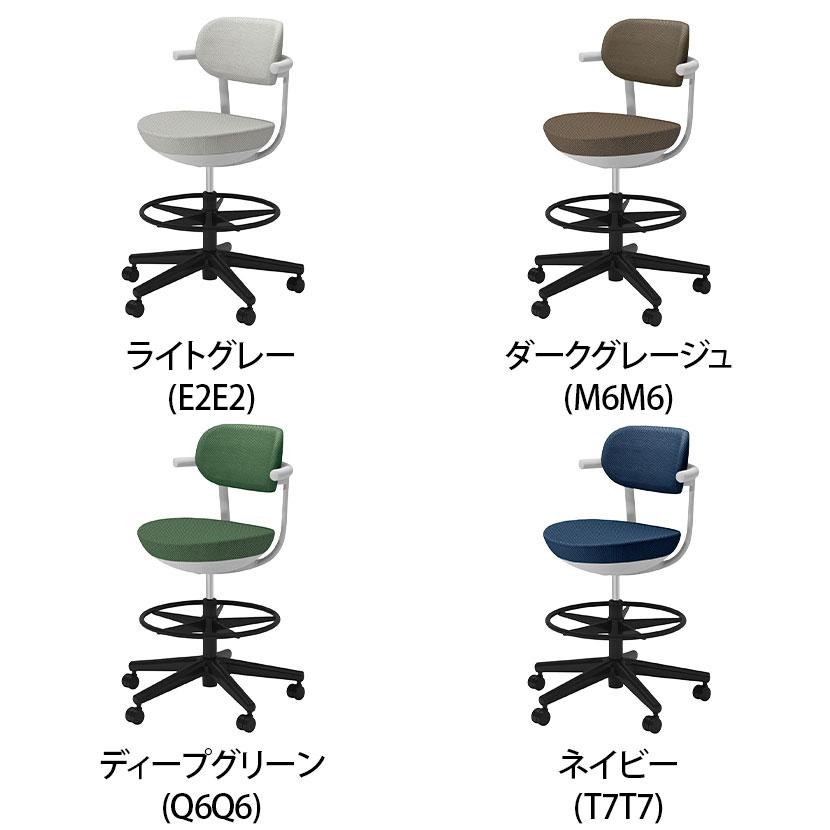 パロ pallo オフィスチェア 背クッションタイプ ハイタイプ 本体ライトグレー ブラック脚 背座同色 C07-B21CU-E2 コクヨ_12