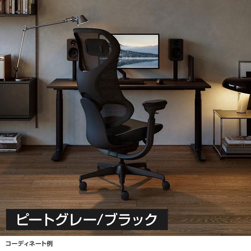 コクヨ イングクラウド ingCloud ヘッドレスト付 可動肘 ポリウレタンキャスター 背メッシュ オフィスチェア メッシュチェア デスクチェア パソコンチェア 在宅の画像