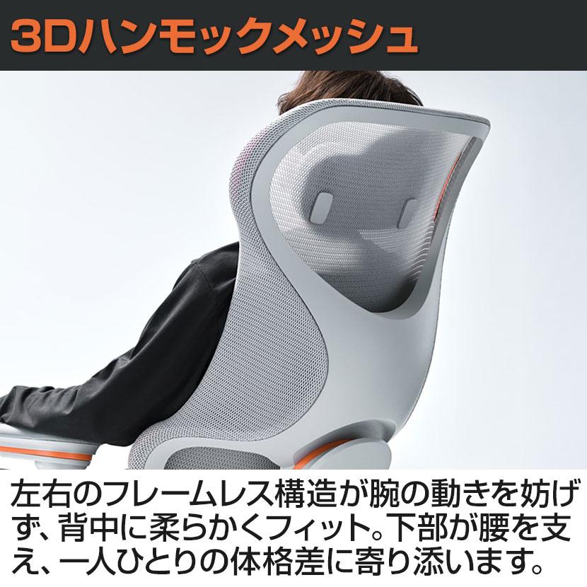 コクヨ イングクラウド ingCloud ヘッドレスト付き 可動肘 ナイロンキャスター 背メッシュ オフィスチェア メッシュチェア デスクチェア パソコンチェア 在宅の画像