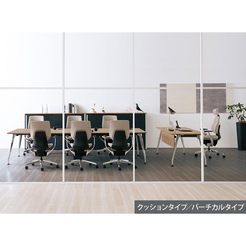オフィスチェア コクヨ チェア イング ing メッシュ ヘッドレスト付 ブラックシェル アルミポリッシュ脚 可動肘 ウレタンキャスター CR-GA3415E6_20