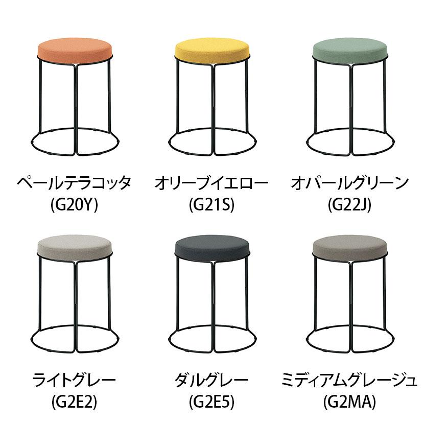 KOKUYO（コクヨ） CK-750 スツール 丸椅子 ミドルタイプ ブラック塗装