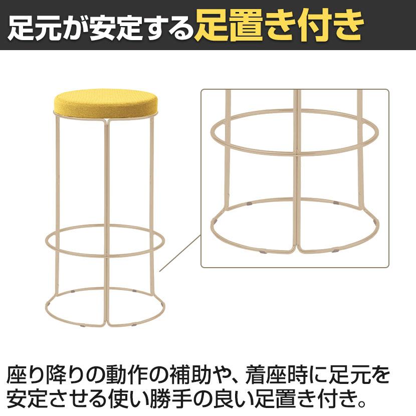 KOKUYO CK−750 コクヨ 丸椅子 スツール　ハイタイプ　２個セット KOKUYO（コクヨ） CK-750 スツール 丸椅子 カウンターチェア