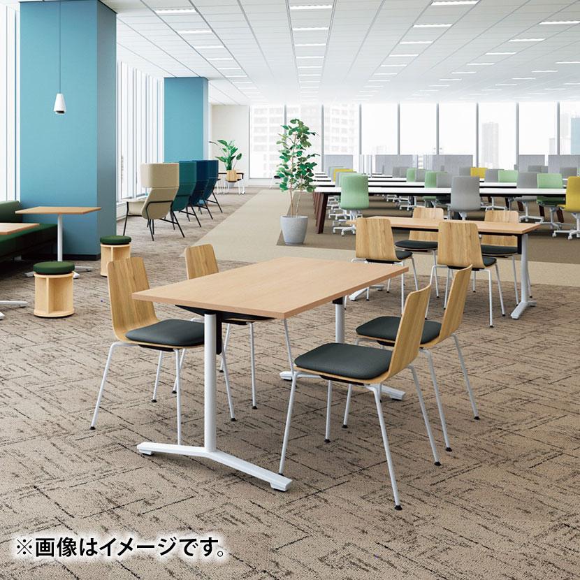 コクヨ VIENA ビエナ ミーティングテーブル 天板固定 楕円形 T字脚 