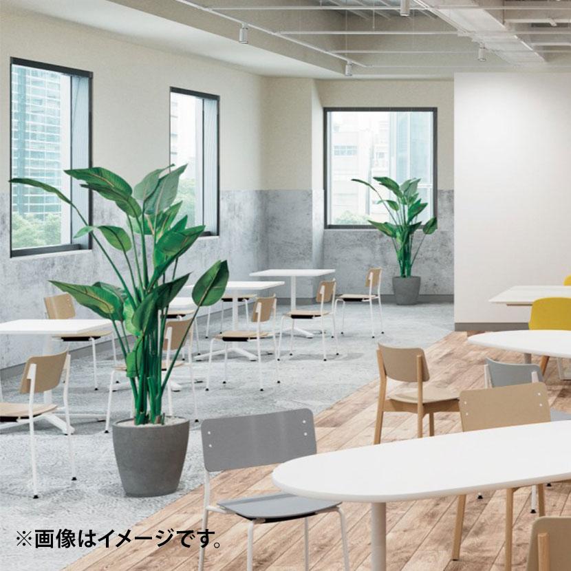 コクヨ VIENA ビエナ ミーティングテーブル フラップテーブル 台形 単柱脚 ポリッシュ脚 キャスター脚 ショート脚 幅860×奥行788×高さ720mm MT-VD87FPMV5の画像