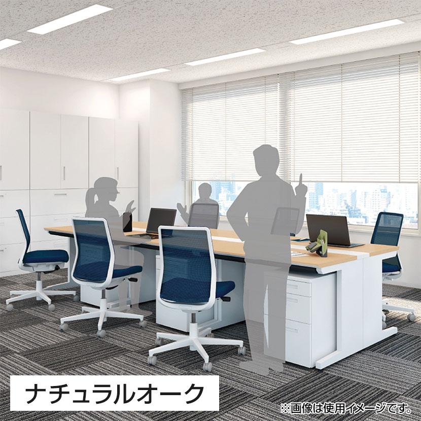 コクヨ iSデスク スタンダードデスク スチールデスク 平机 センター引き出し無し 本体ホワイト 幅1000×奥行700×高さ720mm SD-ISN107LSの画像