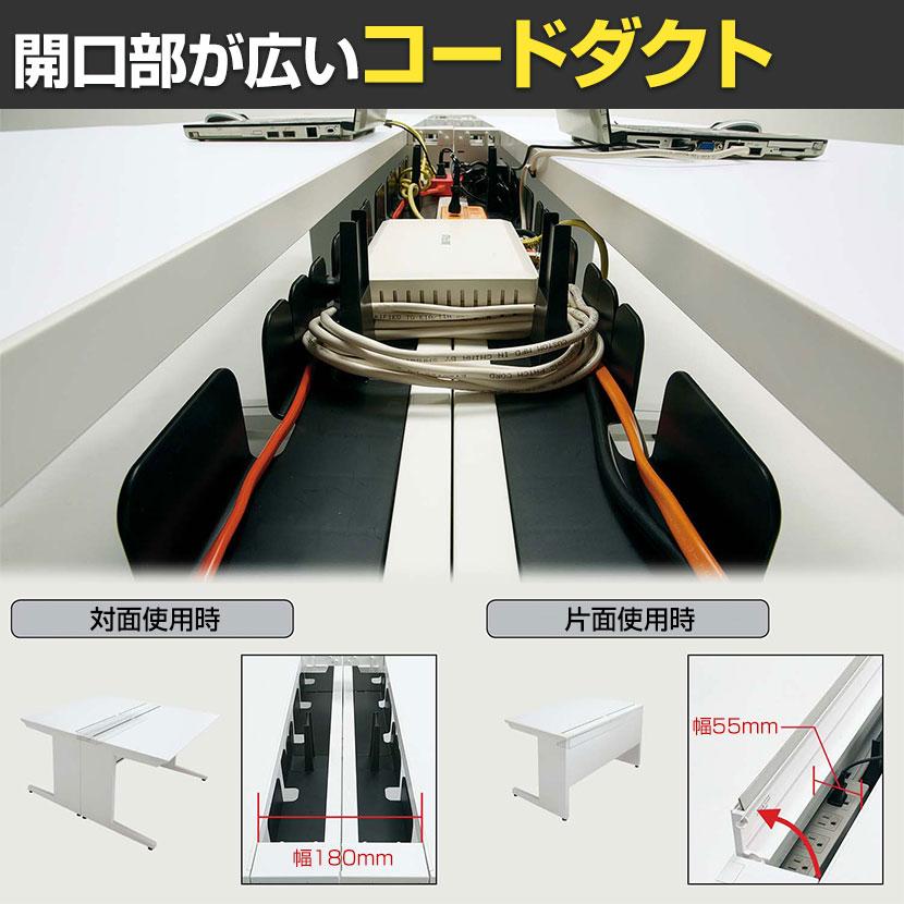 コクヨ iSデスク 片袖デスク スチールデスク A4タイプ 本体ホワイト 幅1400×奥行700×高さ720mm SD-ISN147LCASの画像