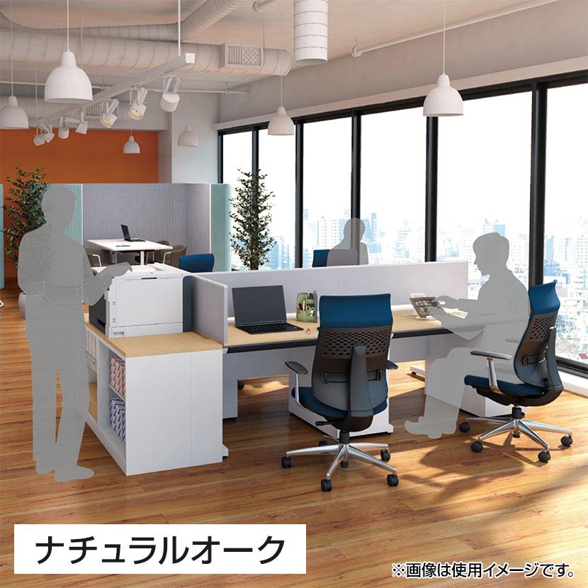 コクヨ iSデスク 片袖デスク スチールデスク A4タイプ 本体ホワイト 幅1500×奥行700×高さ720mm SD-ISN157LCASの画像