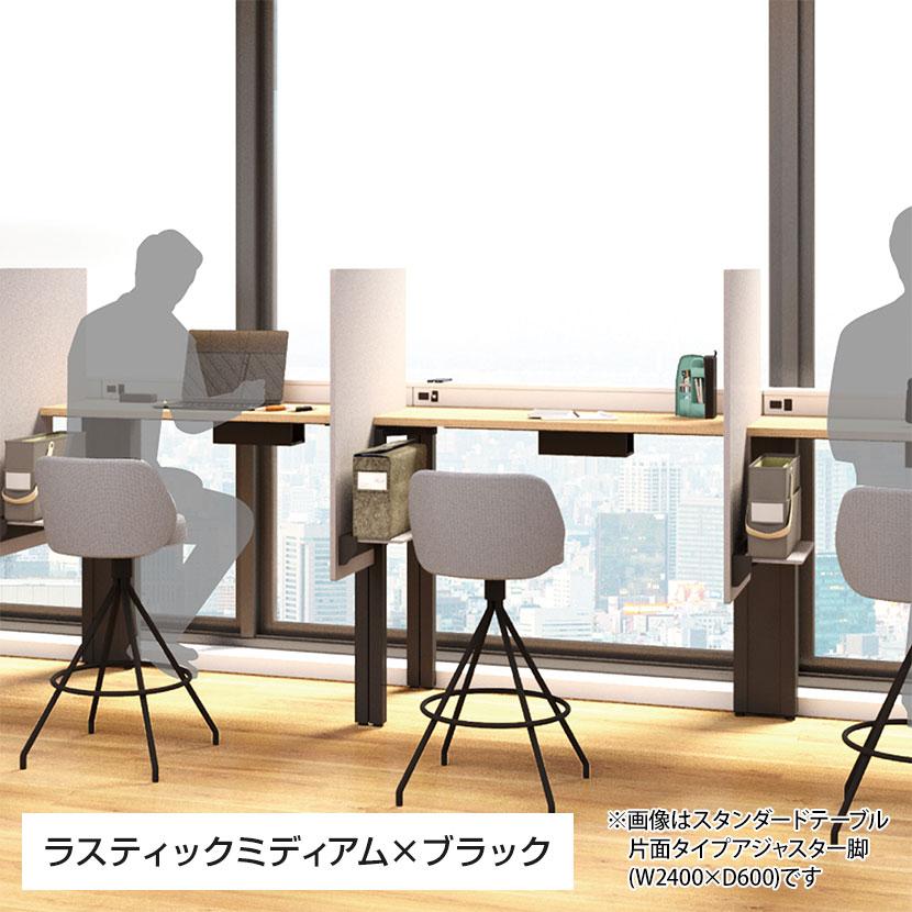 コクヨ WORKFIT ワークフィット 会議テーブル ミーティングテーブル 角形 配線ボックス付き キャスター脚 幅1800×奥行900×高さ720mm SD-WFTBC189の画像