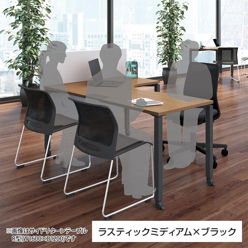 コクヨ WORKFIT ワークフィット 会議テーブル ミーティングテーブル 角形 配線ボックス付き キャスター脚 幅1800×奥行900×高さ720mm SD-WFTBC189の画像