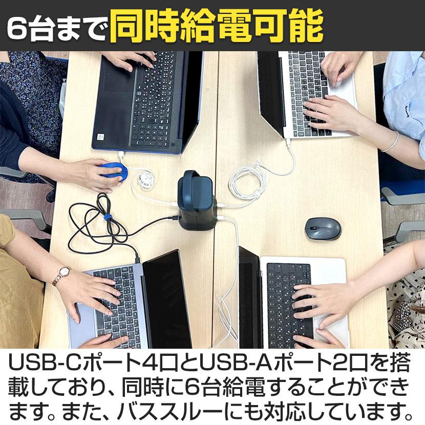 ポポフ ポータブルバッテリー モバイルバッテリー 充電器 PD対応 フリーアドレス 防災 災害 STPP-200A-Bの画像