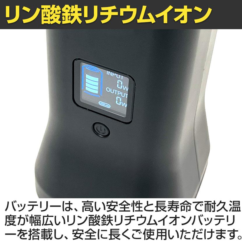ポポフ ポータブルバッテリー モバイルバッテリー 充電器 PD対応 フリーアドレス 防災 災害 STPP-200A-Bの画像