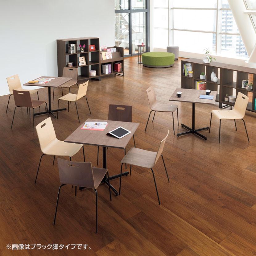 リフレッシュファニチェア Rapel ラペル ヌード クロームメッキ脚 ミーティングチェア 会議用椅子 ダイニングチェア 日本製 カフェ風 木製 No.8660_2