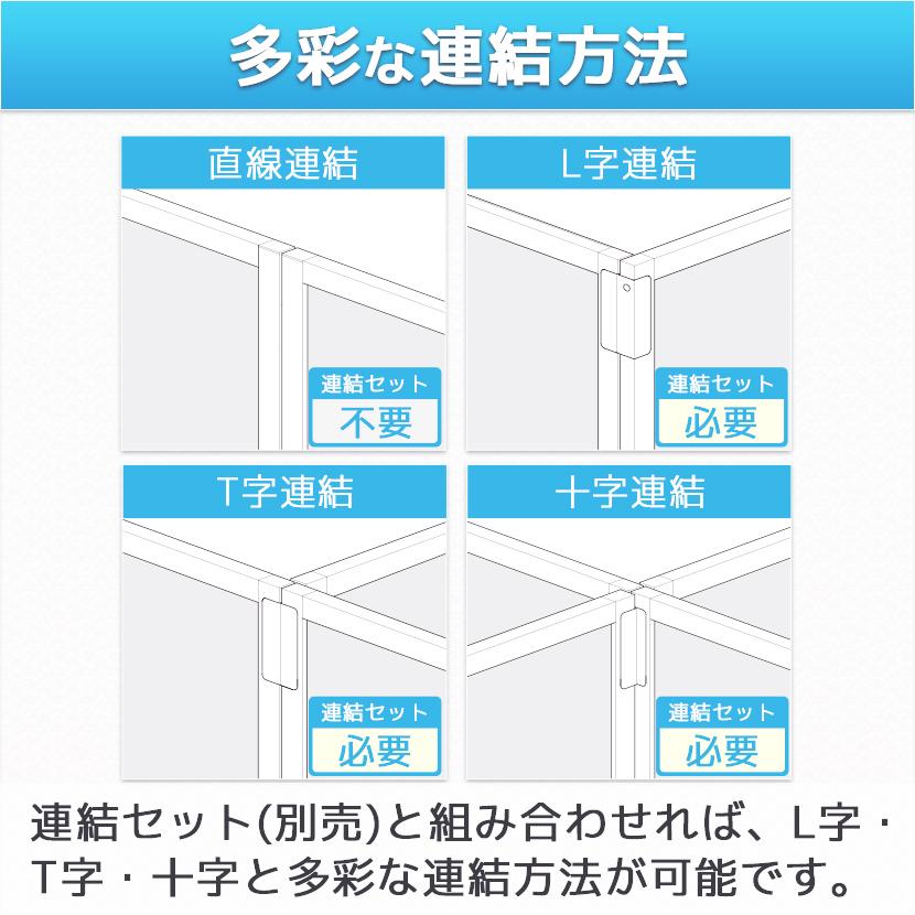 オフィスコム 法人様限定 パーテーション キャスター付き ルネート 半