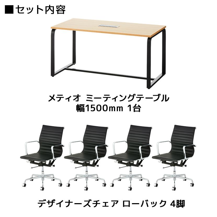 引取限定 オフィス家具 会議テーブルチェアセット 椅子4脚 OKAMURA mts1575-hb-wc-4_055.jpg