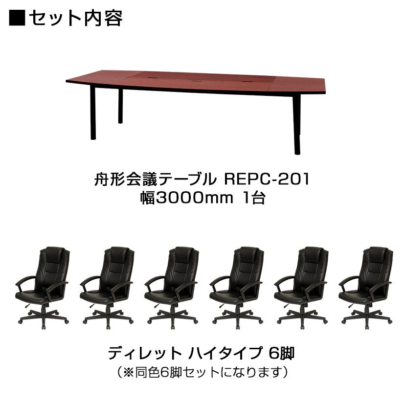 オフィステーブル椅子6脚セット 楽天市場】【法人様限定】【6人用 会議セット】会議用テーブル 2400