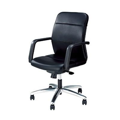 エグゼクティブ マネジメントチェア ミドルバック 本革張り＋一部レザー 肘付き ロッキング機構 ストッパー付き 背交換可能 | NAIKI（オフィス家具）